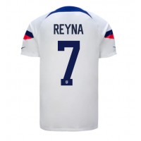 Fotballdrakt Herre forente stater Giovanni Reyna #7 Hjemmedrakt VM 2022 Kortermet